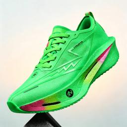 Tênis de Corrida Chunta com Placa de Carbono e Malha Respirável para Homens e Mulheres, Tênis Esportivos com Amortecimento e Antiderrapantes para Maratona - Image 4