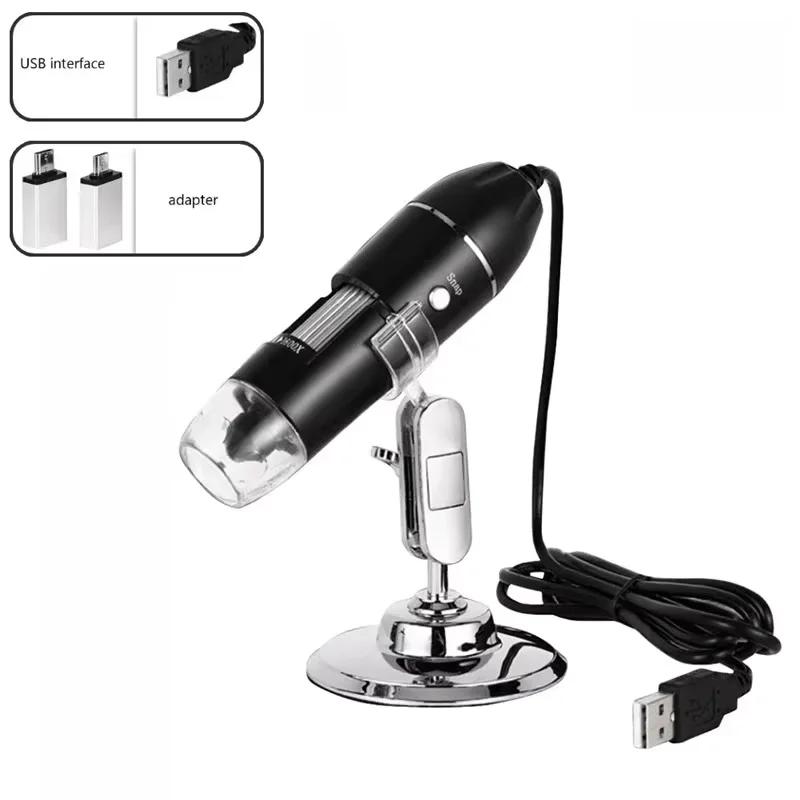 Microscópio Digital 500X 1000X 1600X Tipo C USB Portátil para Soldagem Lupa Reparação de Celular - Image 1