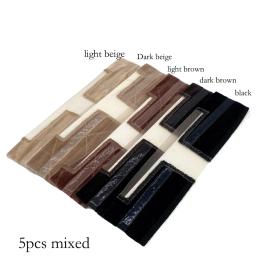 Nova dupla face de silicone veludo fivela de metal antiderrapante bandana para segurar perucas acessórios - Image 5