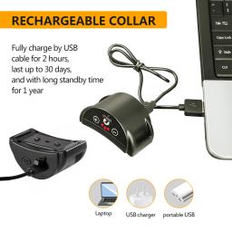 Coleira de Treinamento Anti-Latido para Cães, Coleira Vibratória Recarregável, Sem Choque, Acessórios para Cães, Coleira Elétrica - Image 6