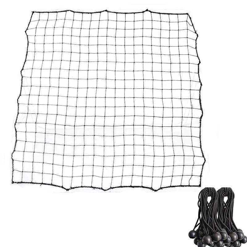 Nova Rede de Rebote para Treino de Goleiro de Futebol 100x100CM com 20 Cordas Elásticas - Alvo de Treino de Futebol