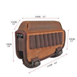 Tourbon-Acessórios para Rifle de Caça, Riser Cheek Rest, Suporte de Cartuchos, Lona para a Mão Direita com Suporte Conchas - Image 3