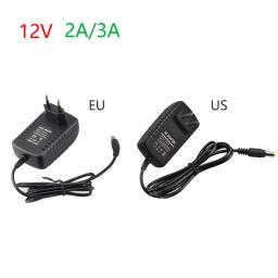 Ac 110-240v para dc 12v 1a 2a 3a adaptador de alimentação universal fonte carregador conversor interruptor ue eua reino unido au plug transformador led driver - Image 3