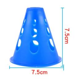 Cones de Treinamento PP com Furos, Conjunto de Cones Marcadores de Alta Visibilidade para Patinação, Treinamento Esportivo em Pista de Obstáculos - Image 6