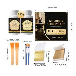 Adesivo para Douração à Base de Água, de Longa Duração, para Artesanato DIY, Cola para Folha de Ouro para Móveis, Joias, Artesanato e Pintura Artística - Image 6