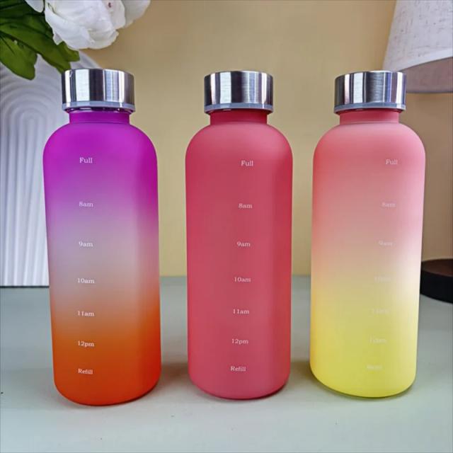 Garrafa Motivacional 550ml Reutilizável Fitness e Esportes