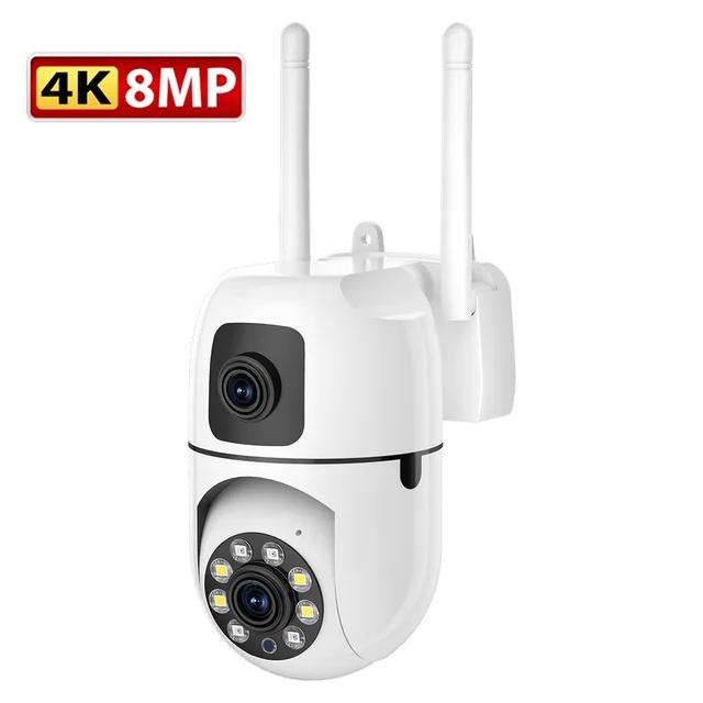 Câmera IP PTZ Wifi 15MP 3 Lentes com Áudio Bidirecional e Rastreamento Humano