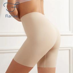 Flarixa sem costura cintura alta feminina perna longa cinto calcinha confortável sem costura calcinha longa barriga apertada sem costura shorts calcinha - Image 2