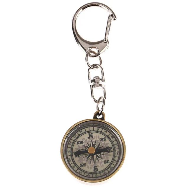 Bússola de Bolso Vintage Liga de Zinco para Camping e Caminhadas