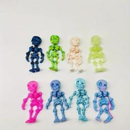 30 peças de miniaturas de esqueletos impressos em 3D – artigos de decoração para a casa, impressos em 3D, produtos impressos em 3D para decoração de quartos temáticos, presentes para as festas. - Image 5