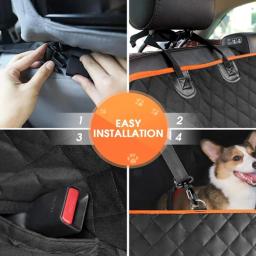 Capa de assento de carro ideal, melhore os assentos do seu carro com esta capa de hamaca para cães à prova d'água e resistente a arranhões! - Image 2