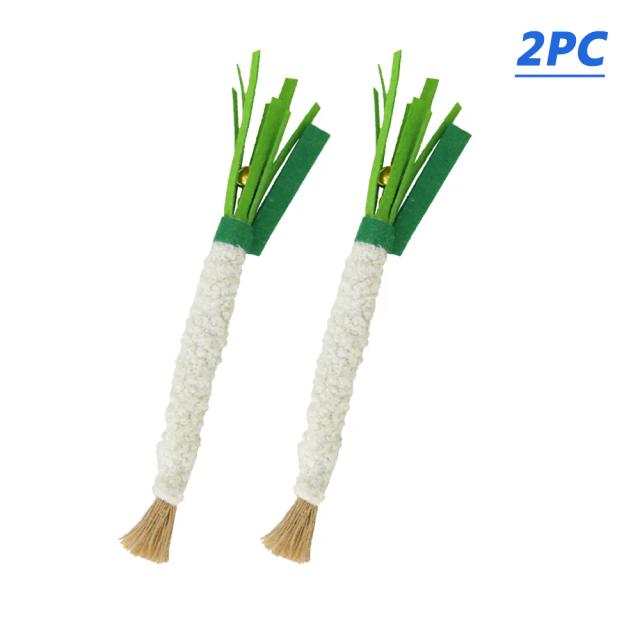 Brinquedo Interativo para Gatos com Sino, Bastão de Catnip Natural para Limpeza dos Dentes de Gatos
