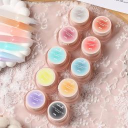 Gel gradiente para arte em unhas, alto brilho, longa duração, resistente a arranhões, penetração ajustável, tecnologia de liberação lenta, multiuso - Image 2