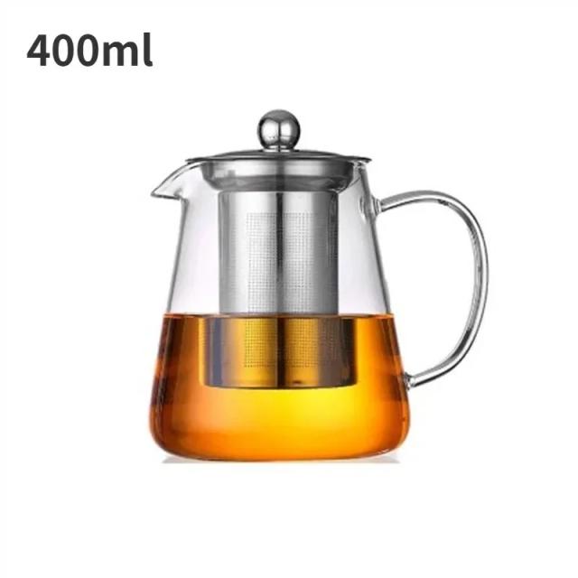 Chaleira de Vidro Borossilicato com Infusor Removível 1.0L