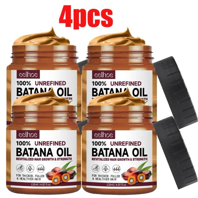 Óleo de Batana Natural para o Crescimento do Cabelo 100% Orgânico Puro 120ml
