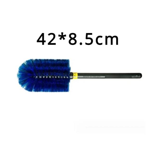 Escova de Limpeza de Pneus Ultra Macio Detalhando Aro de Cabelo Azul 1 Peça