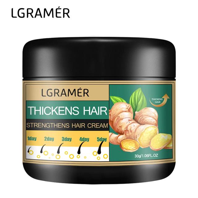 Creme de Gengibre para Cabelo - Crescimento Capilar e Fortalecimento - 30g/60g