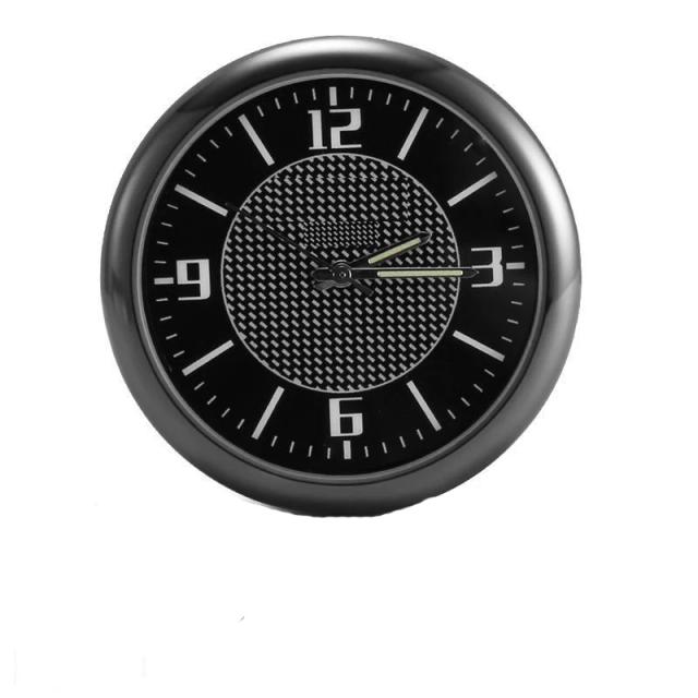 Relógio de Carro Mini Luminoso Digital Mecânica Quartzo 40mm 43mm