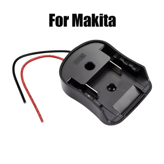 Adaptador de bateria conversor 14.4v-18v bateria de íon de lítio diy ferramenta elétrica conversor de bateria para makita dewalt milwaukee