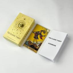 Baralho de cartas de tarô clássico, 78 peças para iniciantes fáceis, destino, adivinhação, festa, jogo de tabuleiro de mesa, brinquedo - Image 6