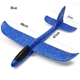 48cm grande avião de espuma planador mão jogar avião inercial epp bolha aviões lançamento ao ar livre crianças brinquedos para crianças meninos presente - Image 2