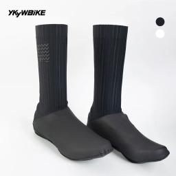 Ykywbike capa para sapatos de ciclismo, à prova d'água, com meias, reflexiva, novo tecido aero, acessórios para bicicleta - Image 1