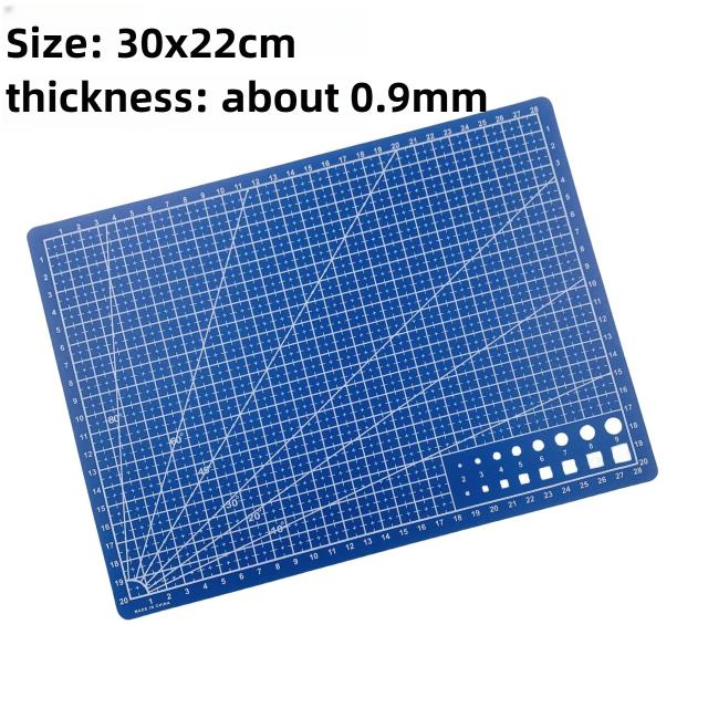 Tapete de Corte PVC Dupla Face Antiderrapante para Artesanato e Costura 45x30cm