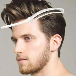Pentes de barbeiro profissional, novo estilo, corte de cabelo, posicionamento curvo, resistente ao calor, pente superior plano, ferramentas de cabelo - Image 1