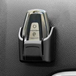 Suporte para Chaves de Carro, Caixa de Armazenamento Interna para Carro, Organizador de Painel com Montagem Adesiva para Cartões e Chaves, Ajuste Universal - Image 4