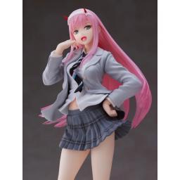 【EM ESTOQUE】Novidades Produto Original Taito DARLING in The FRANXX Zero Two Uniforme Ver. Figura de coleção para presente - Image 2