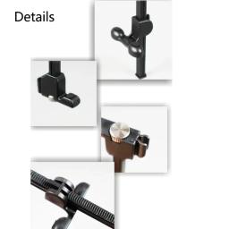 Instrumento musical microfone clipe bandolim violino violoncelo suporte de guitarra de madeira microfone rackmount braçadeira - Image 4