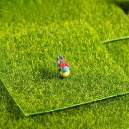 1pc mini terrário de grama artificial diy micro paisagem decoração falso musgo bonsai miniaturas ornamento do jardim - Image 4