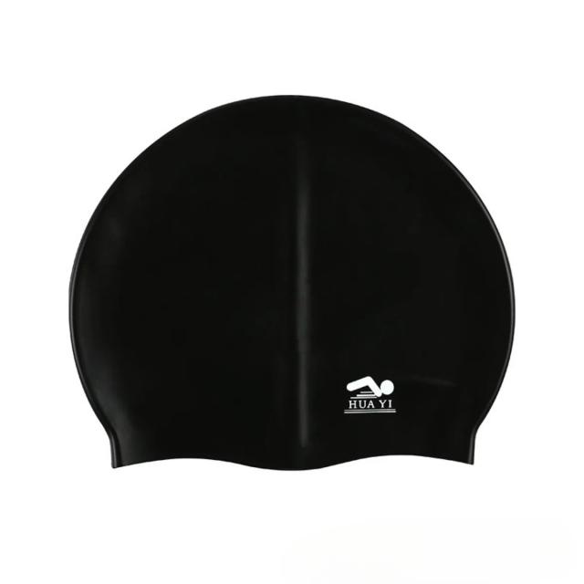 Touca de Natação Elástica de Silicone para Adultos - Proteção Total para Cabelos e Orelhas