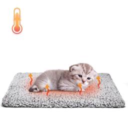 Cobertor auto-aquecedor para animais de estimação, tapete de cama térmico sem elétrico, antiderrapante para cães gatos, tapete de calor de inverno, almofada central reflexiva de calor - Image 1