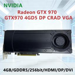 Placa de Vídeo NVIDIA GTX 970 4GB GDDR5 GTX970 4GD5 DP CRAD com interface VGA, 256-bit PCI-E 3.0 HEMI DP DVI para Computador Desktop. - Image 1