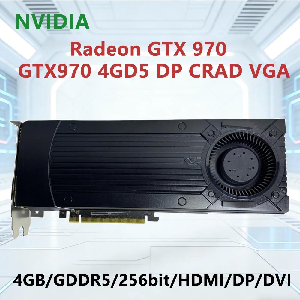 Placa de Vídeo NVIDIA GTX 970 4GB GDDR5 GTX970 4GD5 DP CRAD com interface VGA, 256-bit PCI-E 3.0 HEMI DP DVI para Computador Desktop. - Image 1