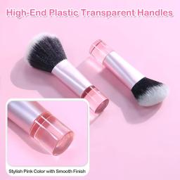 Conjunto de 10 Pincéis de Maquiagem para Viagem, Pincéis Mini de Tamanho Compacto - Image 5