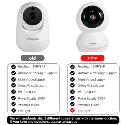 Câmera IP Fuers 4K 8MP, para uso interno, com Wi-Fi, sem fios, para vigilância, compatível com o aplicativo Tuya Smart Home, com função de rastreamento automático, sistema de segurança CCTV e monitor para bebés. - Image 4