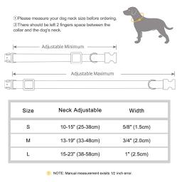 Coleira de couro pu personalizada gratuita, coleira de cachorro gravada, fivela ajustável para animais de estimação, durável para cães pequenos, médios e grandes, pug - Image 6