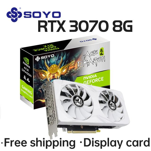 SOYO Placa de Vídeo NVIDIA GeForce RTX 3070 8GB para Jogos