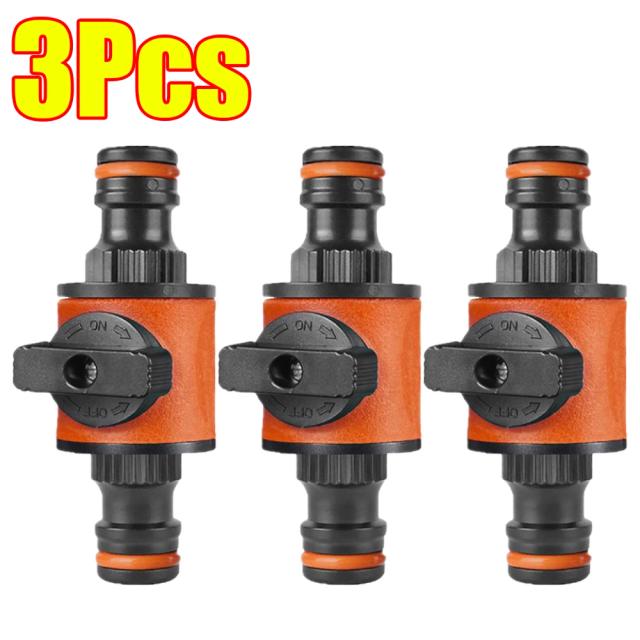 Adaptadores de Conexão Rápida para Mangueira de Jardim com Válvula de Corte 1-9 Peças