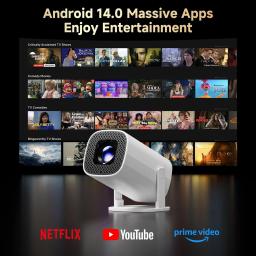P30PRO Android 14 Mini Projetor Inteligente WiFi6 BT 5.0 Suporta 4K 1280*720P Suporta Espelhamento de Tela Projetor de Home Theater - Image 2