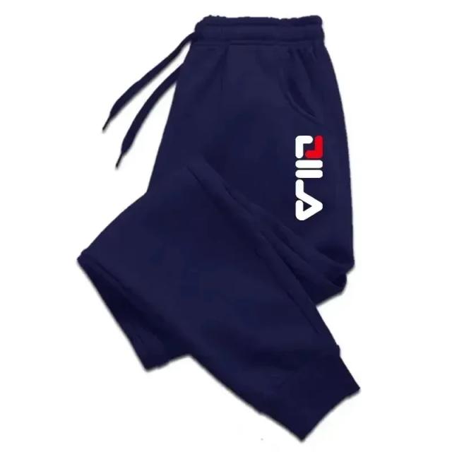 Calças Masculinas Estampadas Outono/Inverno Novidade Streetwear Fitness Corrida Harajuku