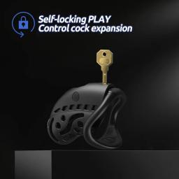 Gaiola de castidade elétrica masculina, brinquedo sexual, carregamento magnético usb, gaiola de castidade, anel peniano, masculino, 3 tamanhos, 9 frequências, gaiola de castidade - Image 6