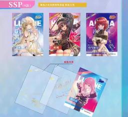 Cartas de Deusa Feminina Excepcionalmente Bonitas Anime Premium Spicy HOLO Booster Cartas Metálicas Grossas e Requintadas Jogos de Cartas Brinquedos Presente - Image 5