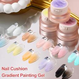 Gel gradiente para arte em unhas, alto brilho, longa duração, resistente a arranhões, penetração ajustável, tecnologia de liberação lenta, multiuso - Image 6