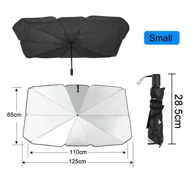 Guarda-Sol Portátil para Carro Proteção UV Dobrável Capa para Viseira Frontal