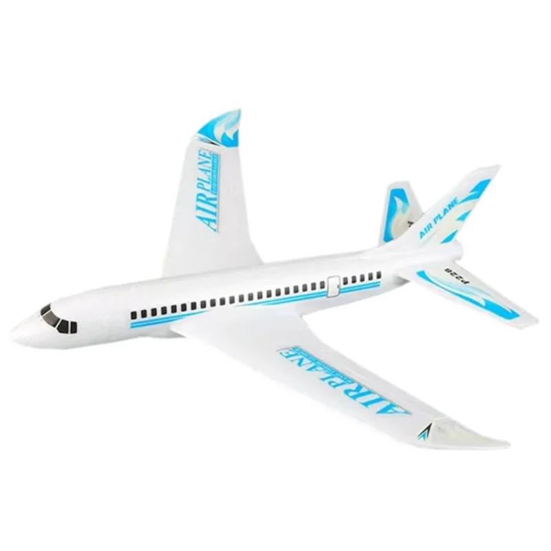 Brinquedo de Avião de Passageiros Montável de Espuma EPP de 49CM para Crianças, Lançamento Manual, com Adesivos, para Atividades ao Ar Livre - Image 1