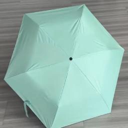 Guarda-chuva Japonês Ultra-leve Portátil de 125-147g, Proteção UV, Dupla Função para Sol e Chuva, Dobrável em 3 Partes, 6 Varetas, Tipo Lápis - Image 2