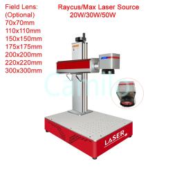 Máquina de Marcação a Laser de Fibra Raycus 50W, Gravador a Laser de 30W para Gravação em Metal, Aço Inoxidável, PVC, Plástico e Placas de Identificação - Image 2